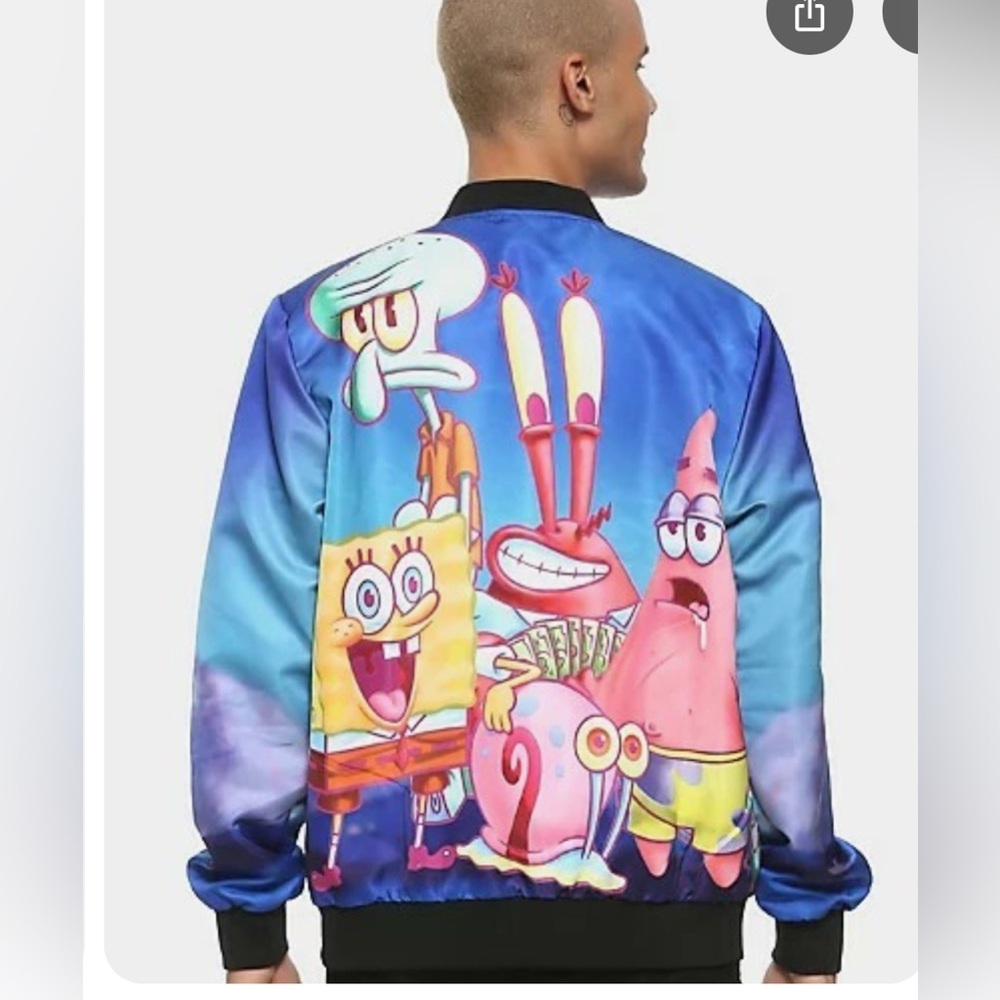 SpongeBob SquarePants Bomber Jacket Characters Sublimation